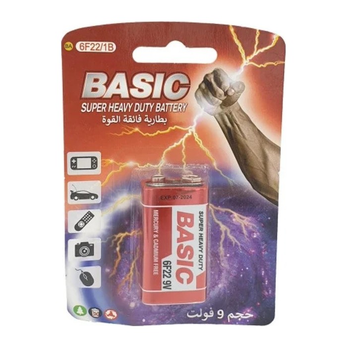 9V بطارية BASIC 6F22/1B