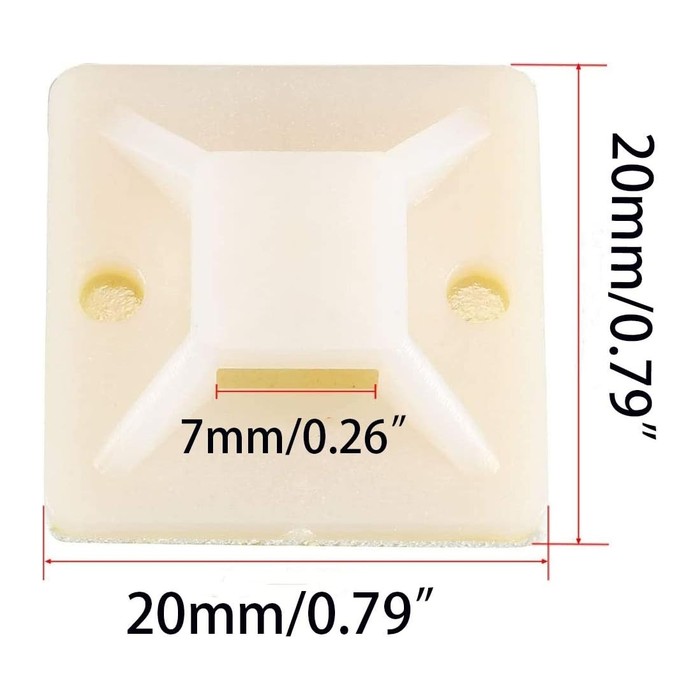 20*20مم تايراب مربع مع لاصق مقاس HC-101